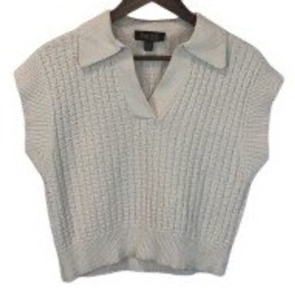 TRUTH by Republic Beige Textured‎ Sweater Vest size XS